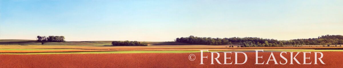 Paha Afternoon, oil painting by Iowa artist Fred Easker.