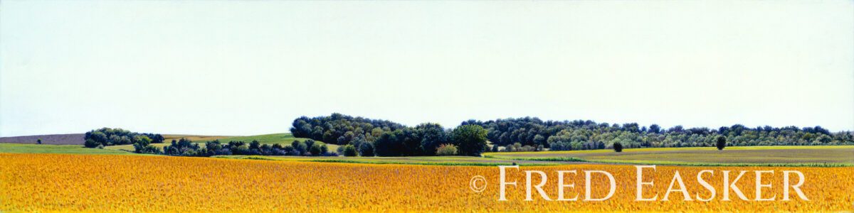Paha Glow, oil painting by Iowa artist Fred Easker.